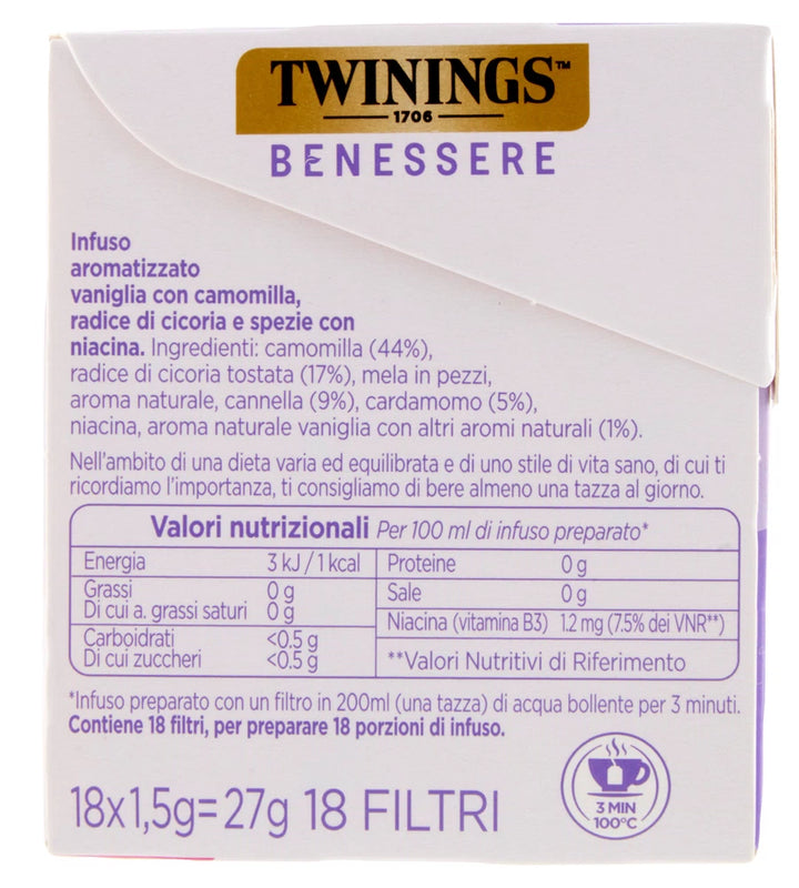 Infuso Benessere Coccole della Sera
