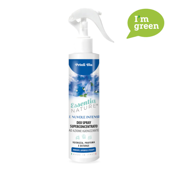 Spray Désinfectant Parfumé Le Nuvole di Essentia INTENSE - Pétales Bleus 250 ML