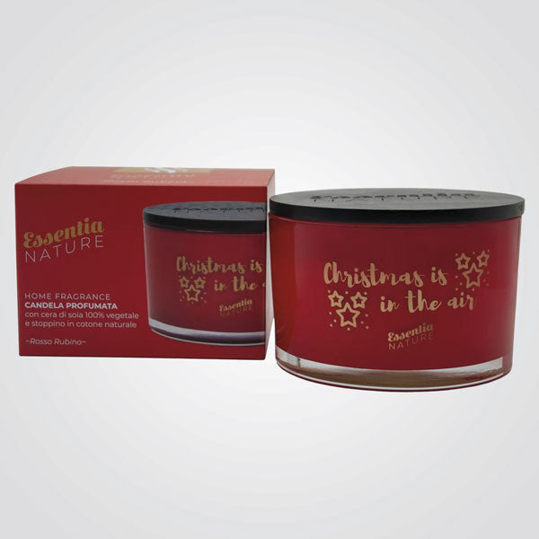 Scented CHRISTMAS Candle in Jar - Ruby Red 450g