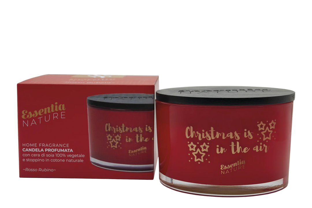 Scented CHRISTMAS Candle in Jar - Ruby Red 450g