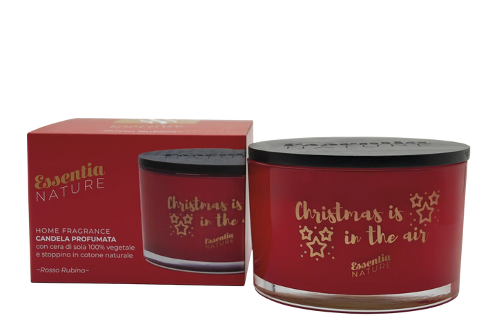Scented CHRISTMAS Candle in Jar - Ruby Red 450g