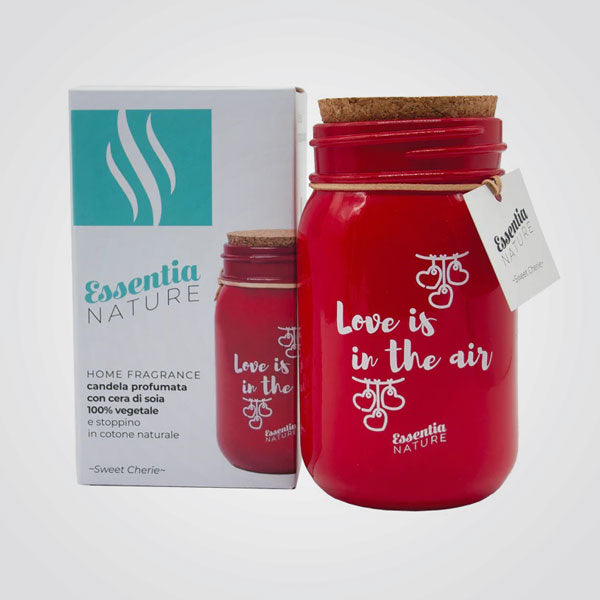 RED LOVE Duftkerze im Glas – Sweet Cherie