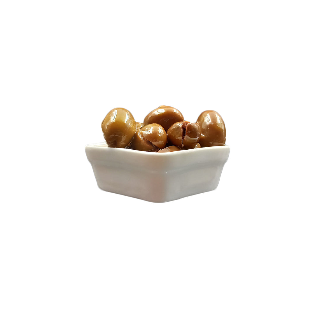 Olive Verdi Schiacciate a mano