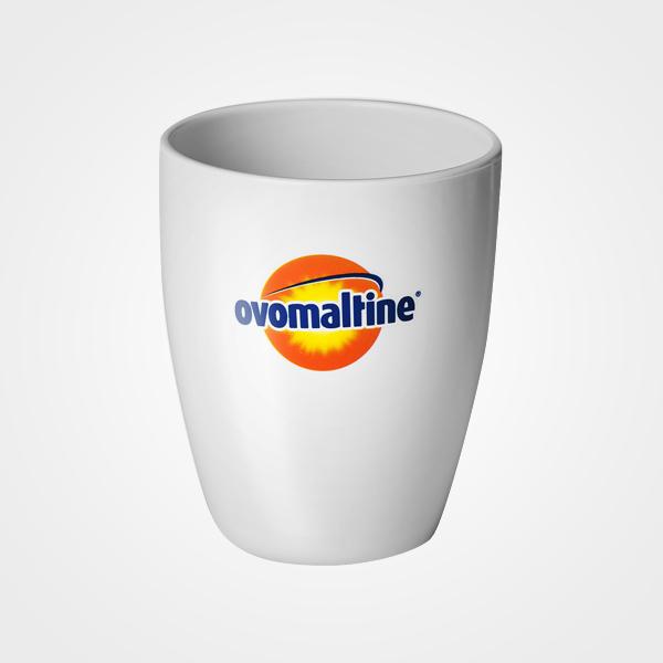 Coupe en verre Ovomaltine