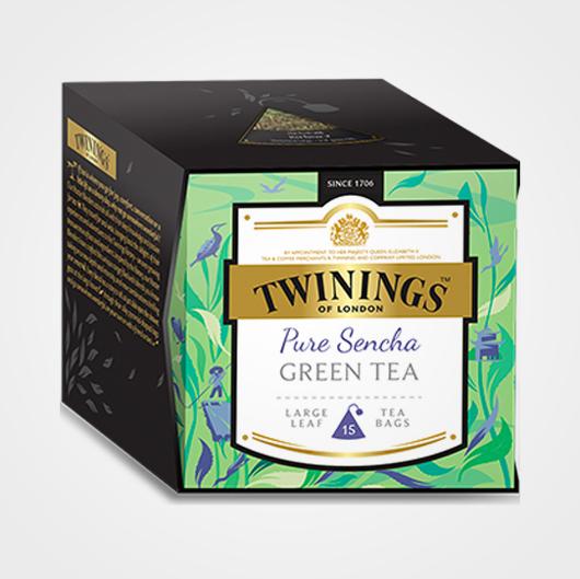 Té verde Pure Sencha Green Tea 15 filtri
