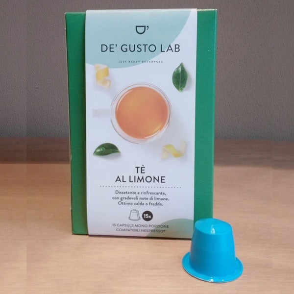 Tè al limone compatibile Nespresso 15 capsule – Mokashop Switzerland