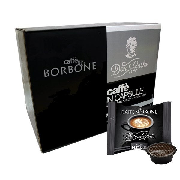 Compatible coffee capsules A Modo Mio Don Carlo Miscela Nera 100 capsules
