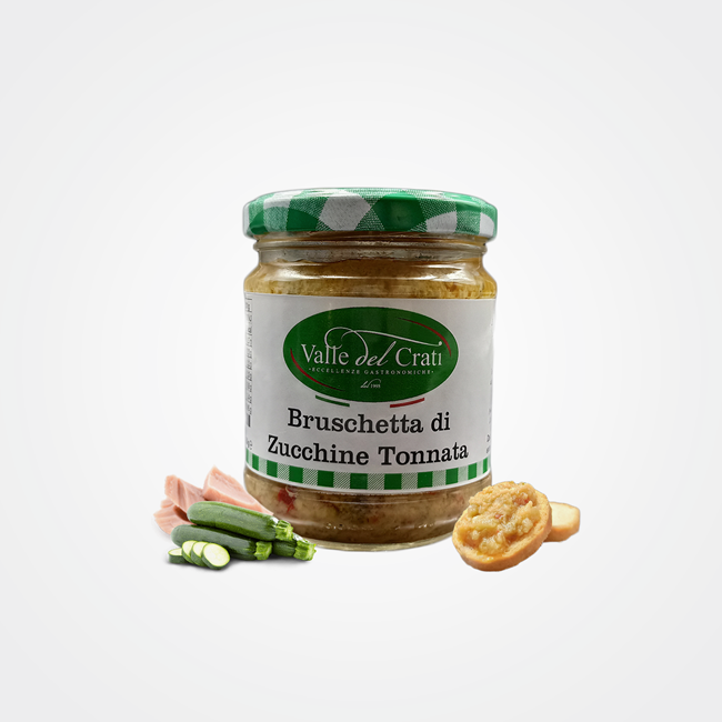 Bruschetta di zucchine tonnate