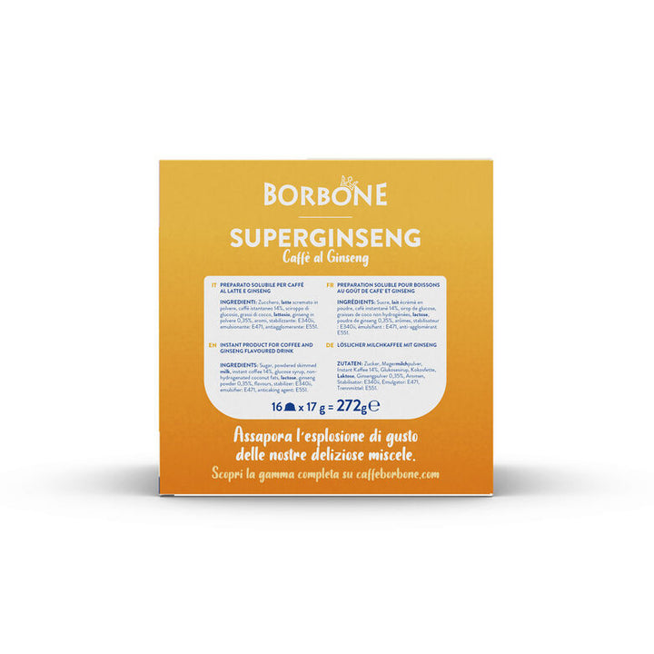 SuperGinseng Nescafè Dolce Gusto compatible capsules 16 capsules