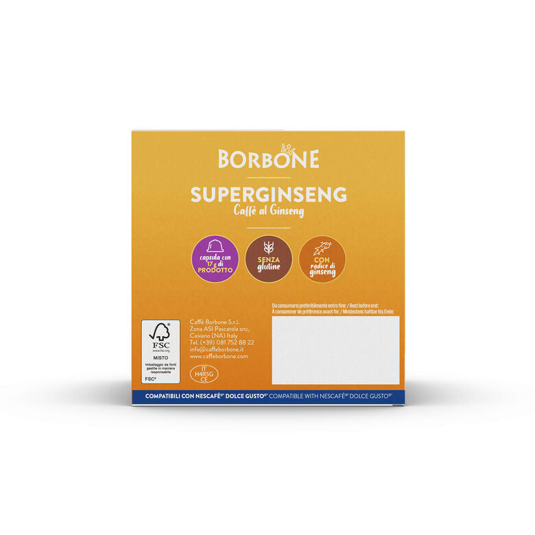 SuperGinseng Nescafè Dolce Gusto compatible capsules 16 capsules