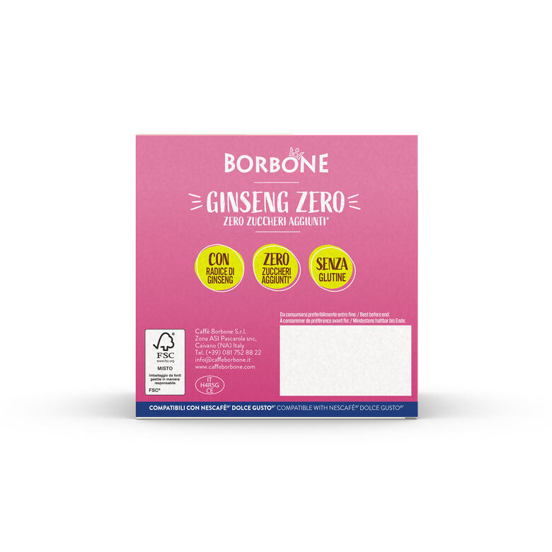 Ginseng Zero Nescafè Dolce Gusto compatible capsules 16 capsules