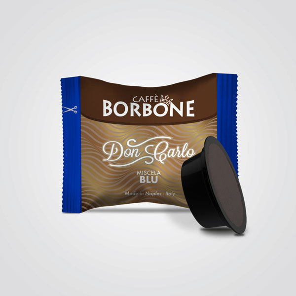 Compatible coffee capsules A Modo Mio Don Carlo Miscela Blu 100 capsules