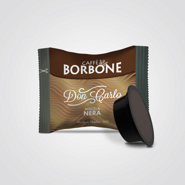 Compatible coffee capsules A Modo Mio Don Carlo Miscela Nera 100 capsules