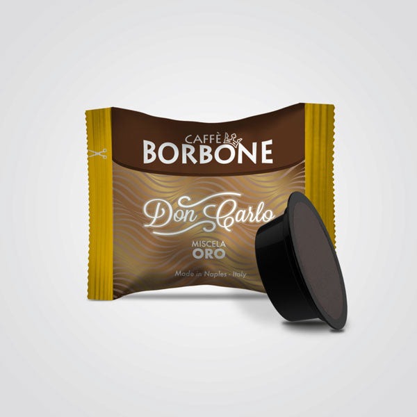 Compatible coffee capsules A Modo Mio Don Carlo Miscela Oro 100 capsules