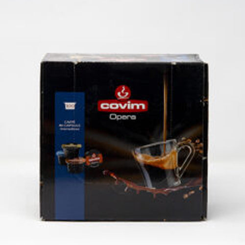 100 Capsule Caffè Covim Miscela Granbar Compatibili Lavazza Blue