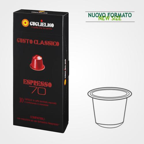 Caffè capsule Nespresso * compatibile Rosso 70 50  cps