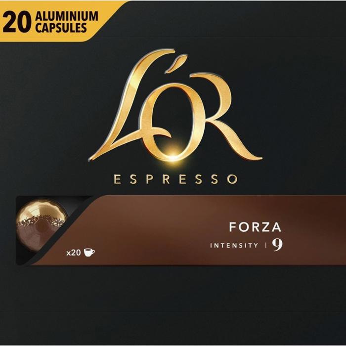 Café en capsules compatibles Nespresso - forza x20