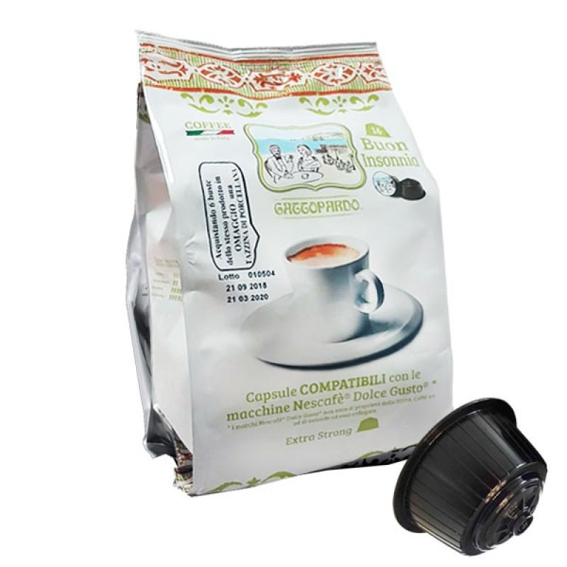 Caffè capsule compatibili Dolce Gusto INSONNIA 16 capsule