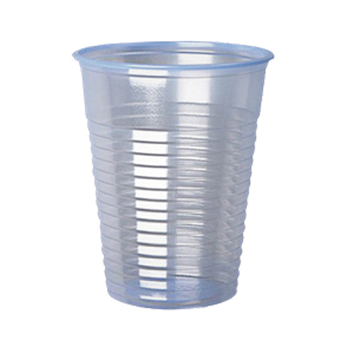 100 transparente Plastikbecher mit 200 ml