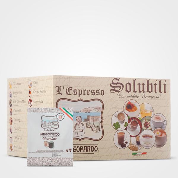 50 dosettes capsules chocolat chaud compatibles Nespresso