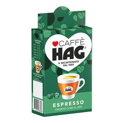 Café expresso moulu Hag 250g