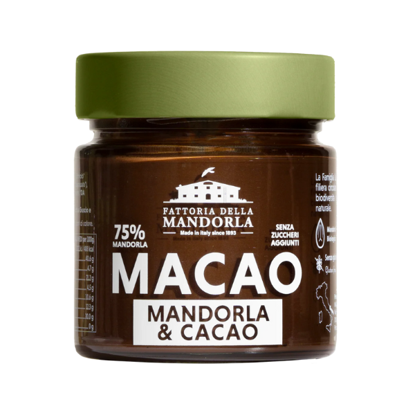 Crema MACAO Mandorla e Cacao 200gr