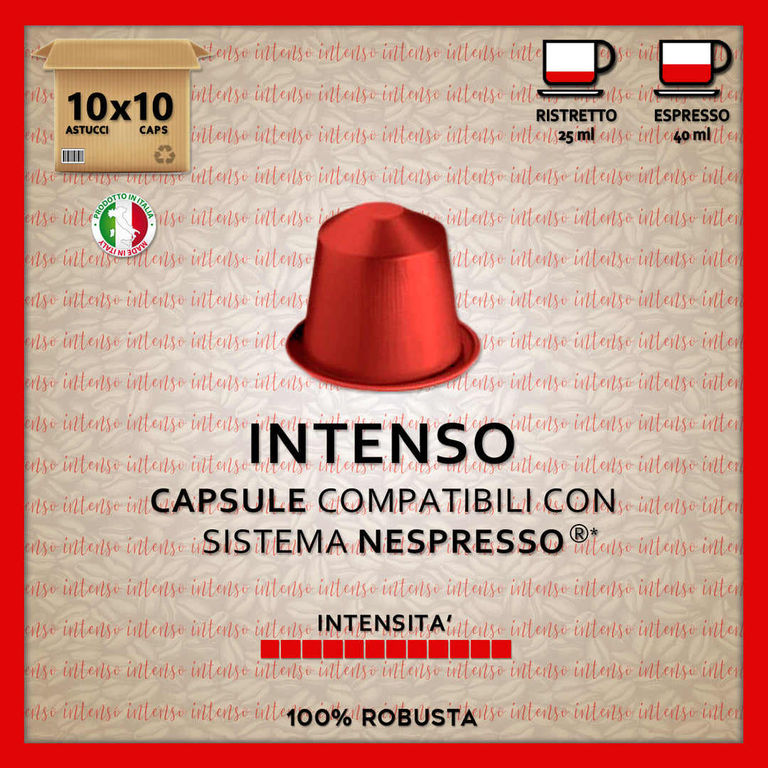 Intenso Compatible Nespresso* 10 Aluminum Caps