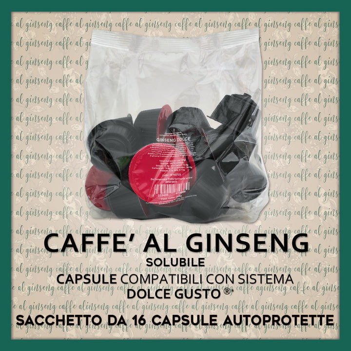 Compatible Ginseng soluble Dolce Gusto* 16 gélules