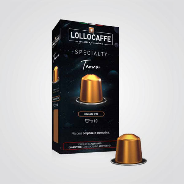 Nespresso LOLLO TERRA compatible coffee capsules