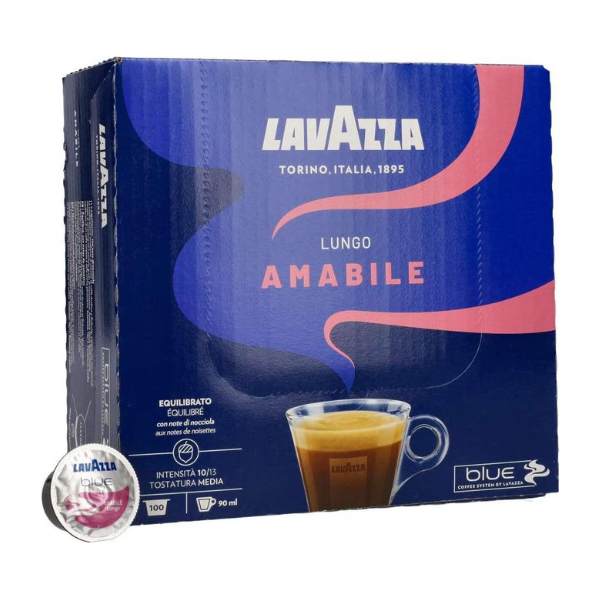 Lavazza Blue Coffee Capsules Amabile Lungo 100pcs