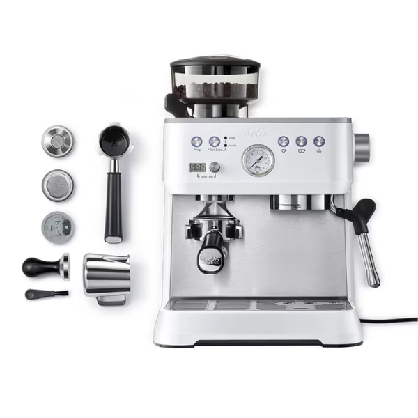 Solis Grind & Infuse Perfetta Espressomaschine – Weiß