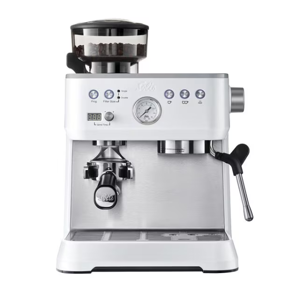 Solis Grind & Infuse Perfetta Espressomaschine – Weiß