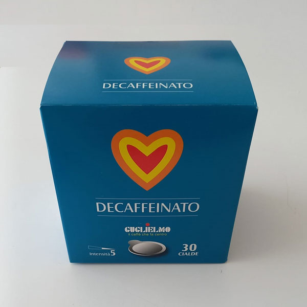 Decaffeinated coffee pods 30 pcs