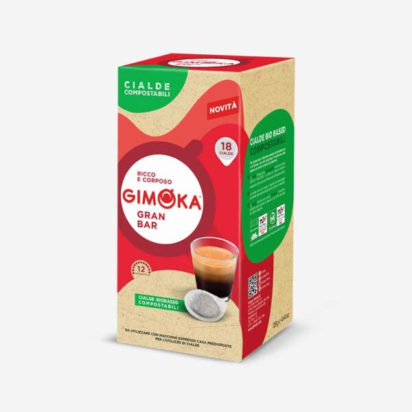Dosettes de café qualité compostable Gran Bar ESE 44
