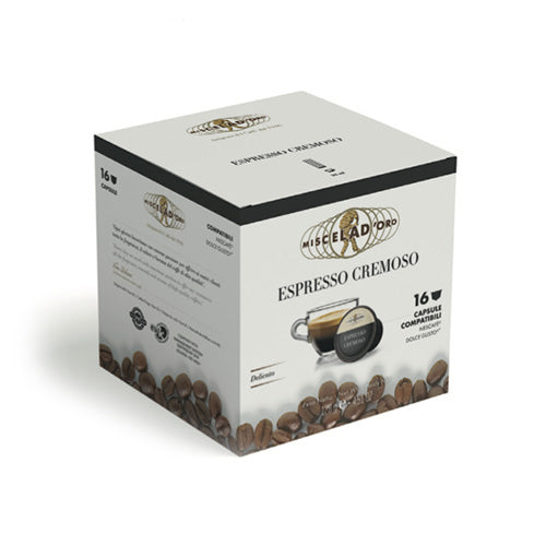 Capsules compatibles café DOLCE GUSTO* CREMOSO 16 cps