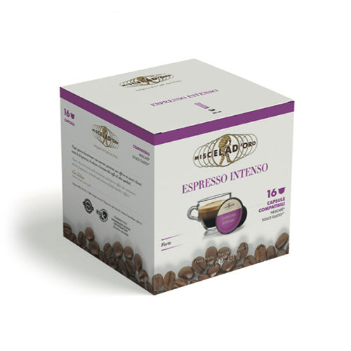 Capsules compatibles café DOLCE GUSTO* INTENSO 16 cps