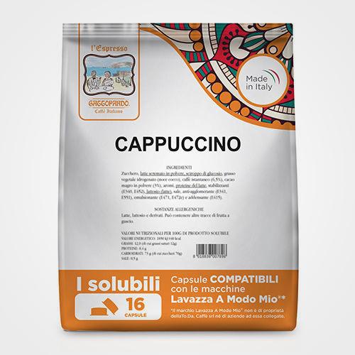 Kaffeekapseln kompatibel mit A Modo Mio Cappuccino 16 Kapseln