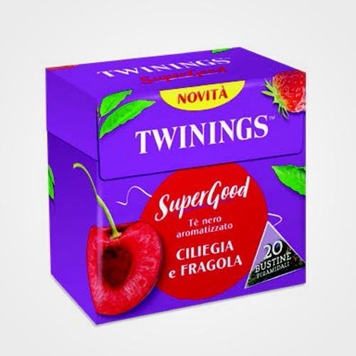 Black tea flavored with cherry and strawberry