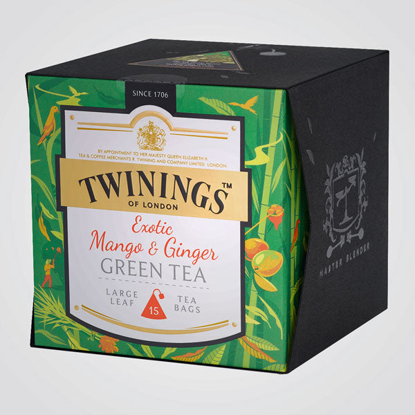 Green Tea Mango &amp; Ginger Platinum Tea 15 filters
