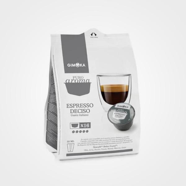 Capsules de café compatibles Dolce Gusto Espresso Deciso 16 capsules