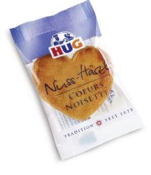 Nuss-Härzli single-portion biscuits 250 pieces