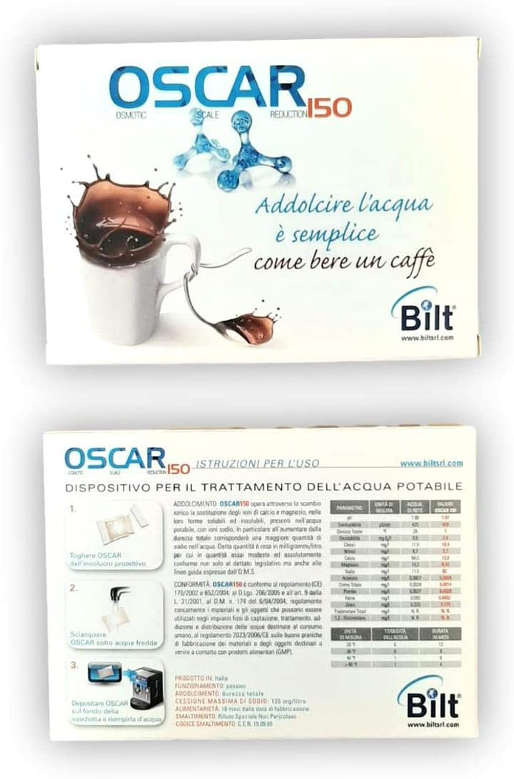 BILT OSCAR 150 UNIVERSAL ANTI-SCALE FILTER FOR COFFEE MACHINES