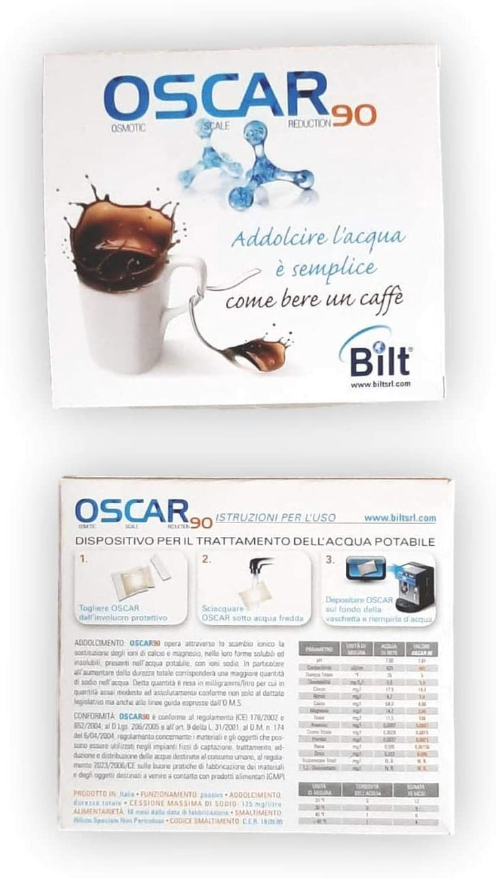 BILT OSCAR 90 UNIVERSAL ANTI-SCALE FILTER FOR COFFEE MACHINES
