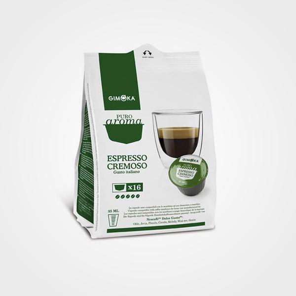 Capsules de café compatibles Dolce Gusto Espresso Cremoso 16 capsules