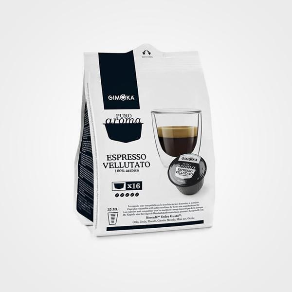 Capsules de café compatibles Dolce Gusto Espresso Velvety 16 capsules