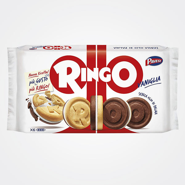 Ringo-Kekse gefüllt mit Creme mit Vanillegeschmack 6 x 55 g
