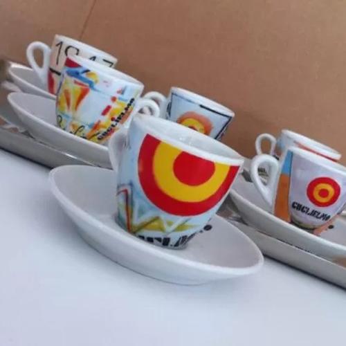 Guglielmo Art Design coffee cups 6 pcs