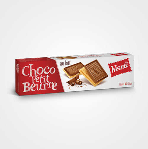 Petit Beurre Biscuits with milk chocolate