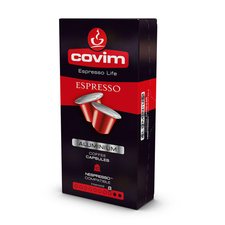 Alluminio Espresso Covim Compatibili Nespresso 100cps