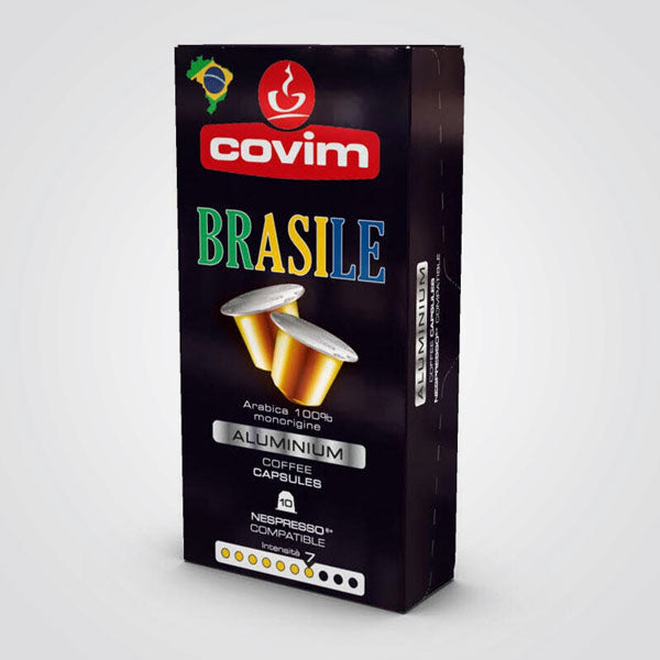 Aluminium Brésil Covim Compatible Nespresso 100cps